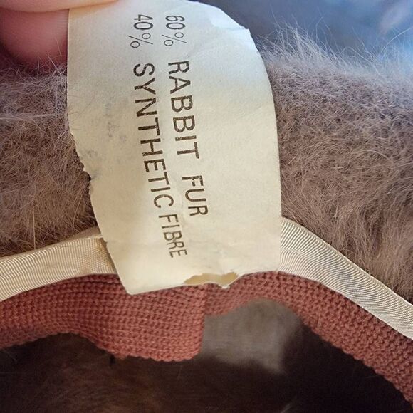 Vintage Kangol Furgora Joanna Rabbit Fur Bucket Hat One Size Made In England - Picture 2 of 7